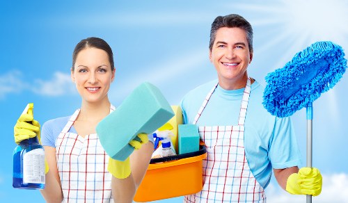 Routine cleaning in a Clapham flat
