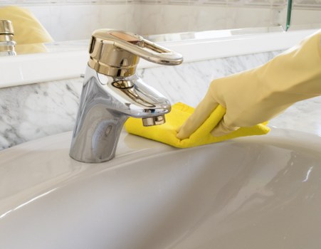 Professional cleaning of shared stairs and bannisters in Clapham
